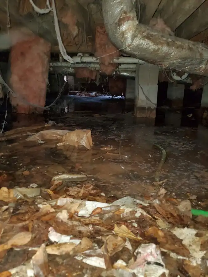 Crawl space flood assessment for Leak Detection & Repair in Enid