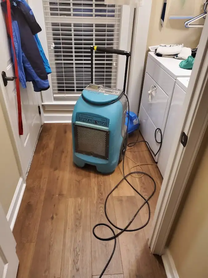 Commercial dehumidifier deployed for Flood Damage Cleanup in Enid