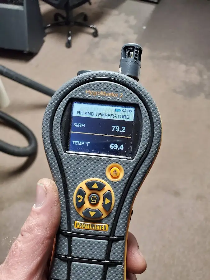 Moisture meter humidity assessment for Mold Remediation & Removal in Enid